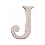 M Marcus Heritage Brass Letter J - Pin Fix 51mm